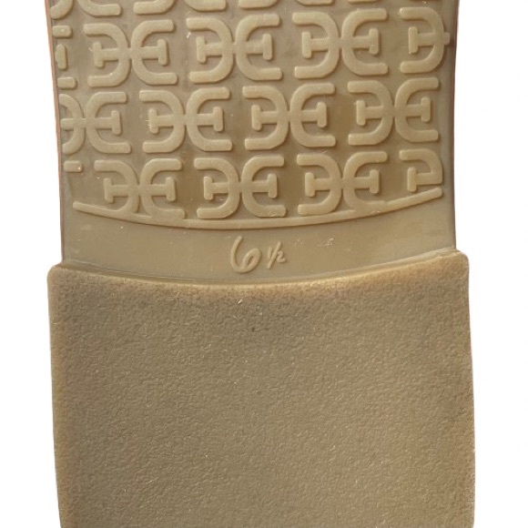 Sam Edelman Bernice Sandals in Orange Leather, Size 6.5 - Picture 4 of 5